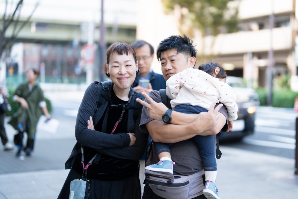京阪電車イベントに参加するオアディスワンの前田晴代